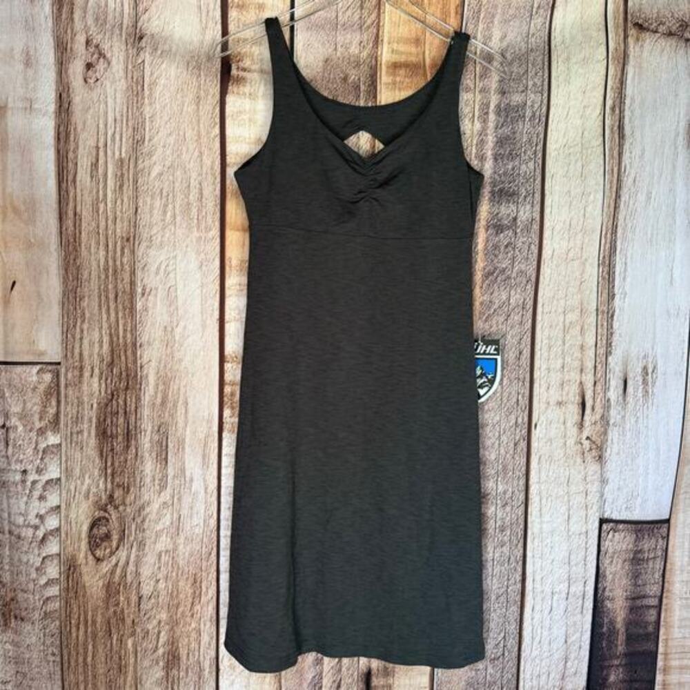 Kuhl Dress Mova Aktiv Gray Medium Built in‎ Bra NWT Summer Hiking Outdoors